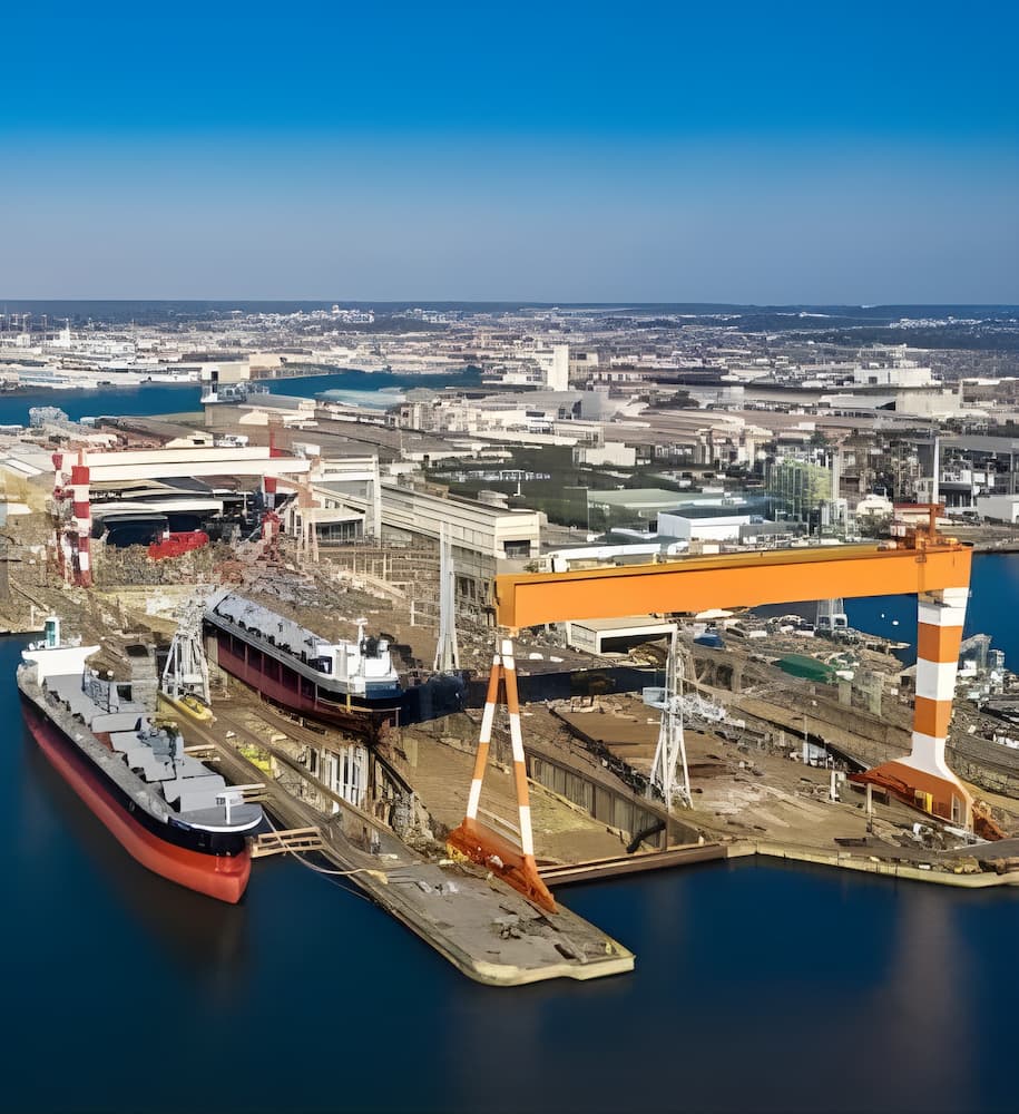 Shipyard Aerial View